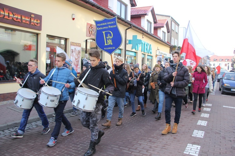 Marsz patriotyczny w Łowiczu