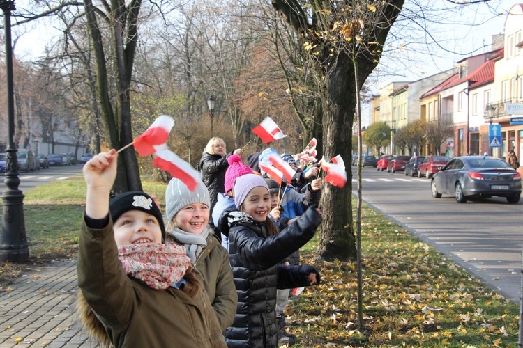 Marsz patriotyczny w Łowiczu