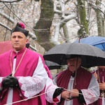 Procesja z relikwiami św. Wiktorii w Łowiczu