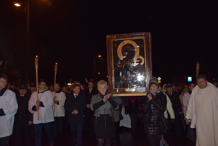 Powitanie ikony MB Częstochowskiej w Białej Rawskiej