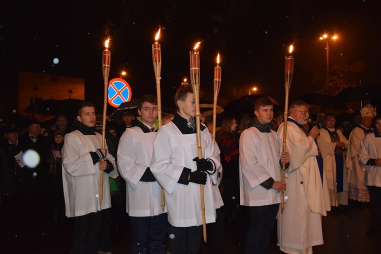 Powitanie ikony MB Częstochowskiej w Białej Rawskiej