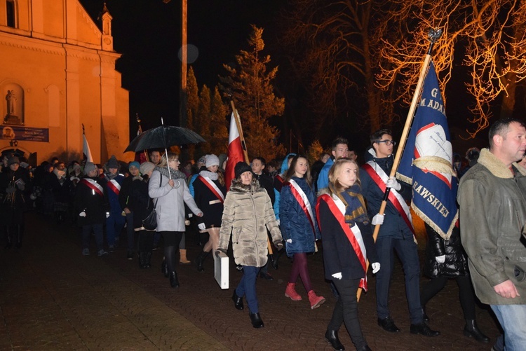 Powitanie ikony MB Częstochowskiej w Białej Rawskiej