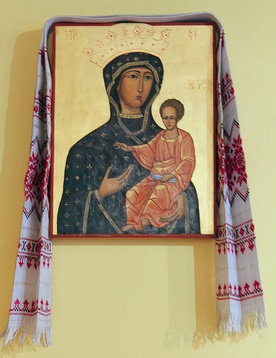Wizerunek Matki Bożej w kaplicy centrum