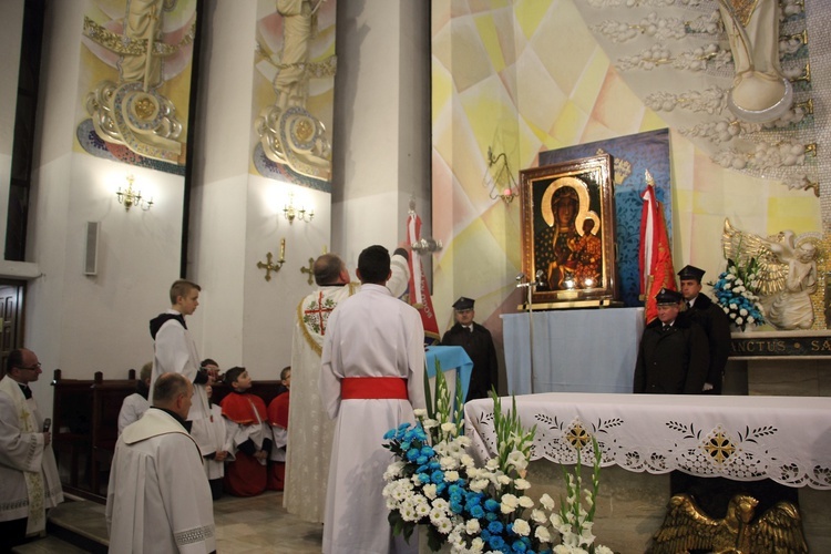 Powitanie ikony MB Częstochowskiej w Szczukach