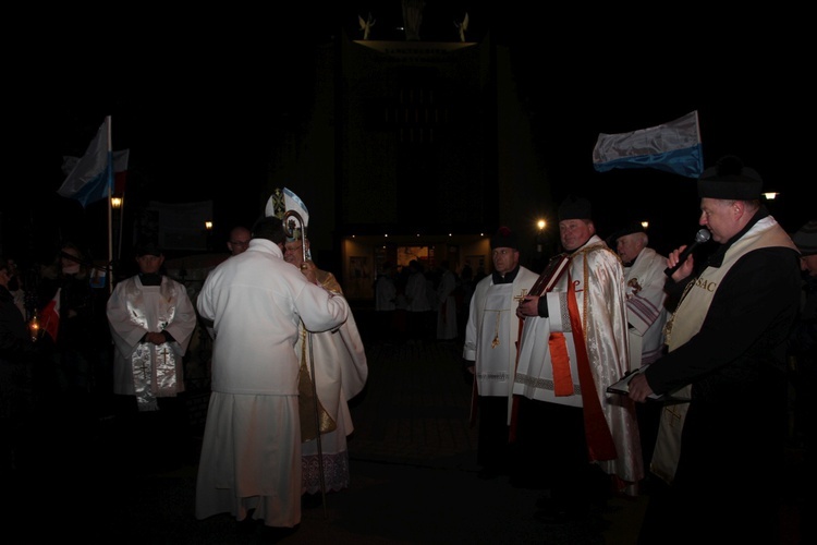 Powitanie ikony MB Częstochowskiej w Szczukach