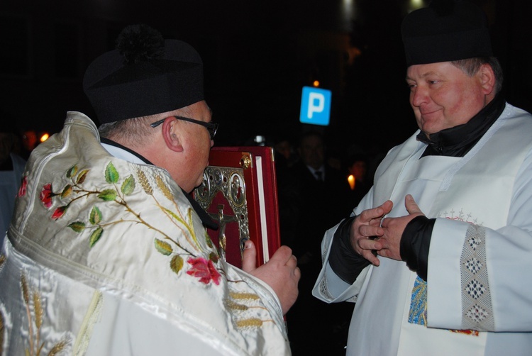 Powitanie ikony MB Częstochowskiej w Sadkowicach