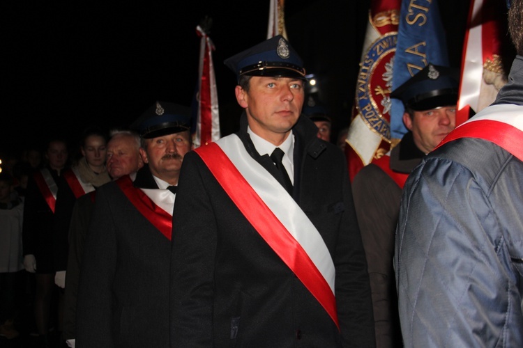 Powitanie ikony MB Częstochowskiej w Sadkowicach