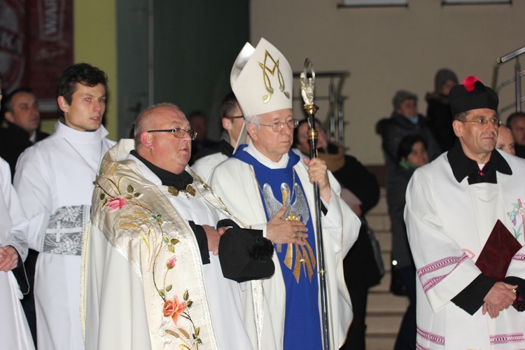 Powitanie ikony MB Częstochowskiej w Sadkowicach