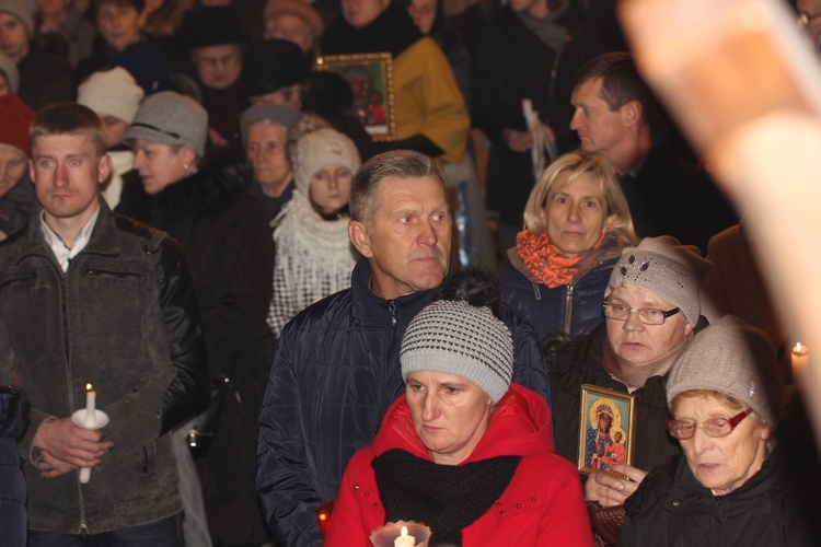 Powitanie ikony MB Częstochowskiej w Sadkowicach