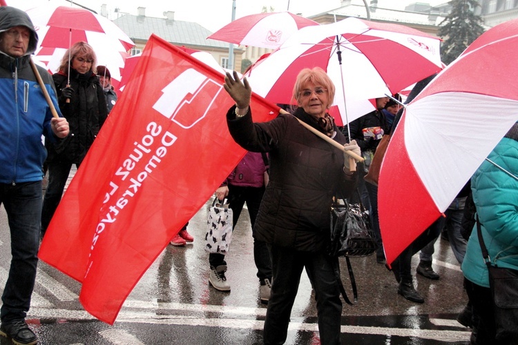 Manifestacja nauczycieli