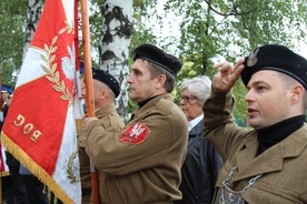 Uroczystości 70. rocznicy śmierci partyzantów "Bartka" w Żywcu we wrześniu 2016 r.