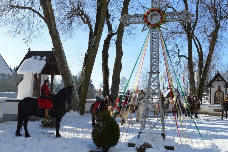 Jeźdźcy u Gaździny Podhala