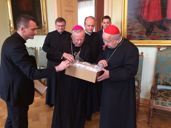 Abp Marek Jędraszewski w krakowskiej kurii