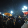 Protest pod Sejmem