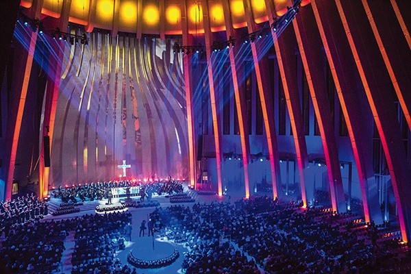 Świątynia ma niezwykłe walory akustyczne, o czym  przekonali się uczestnicy koncertu „Przymierze” z muzyką Michała Lorenca. 