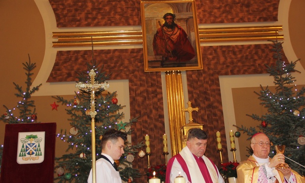 Mszy św. przewodniczył i słowo Boze wygłosił bp Andrzej F. Dziuba