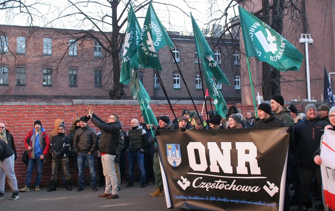 Antyislamska demonstracja ONR w Katowicach