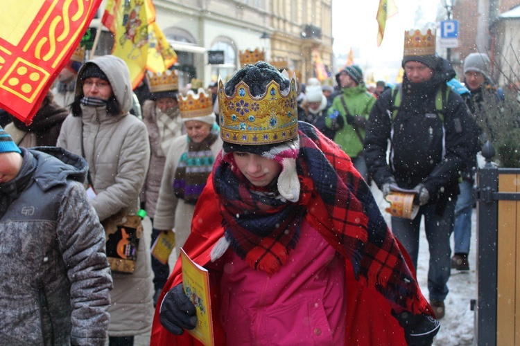 Orszak Trzech Króli - Kraków 2017 człon czerwony