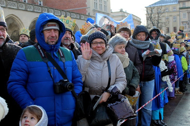 Orszak Trzech Króli - Kraków 2017 człon czerwony