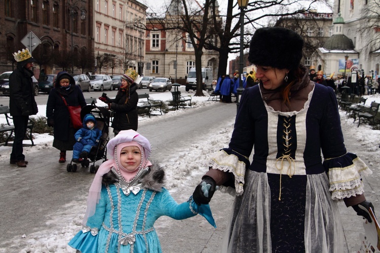 Orszak Trzech Króli - Kraków 2017, człony niebieski i zielony