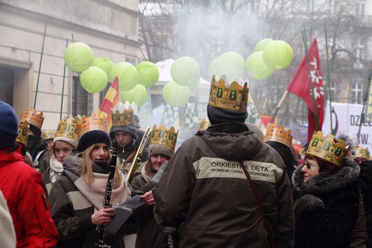 Orszak Trzech Króli - Kraków 2017, człony niebieski i zielony