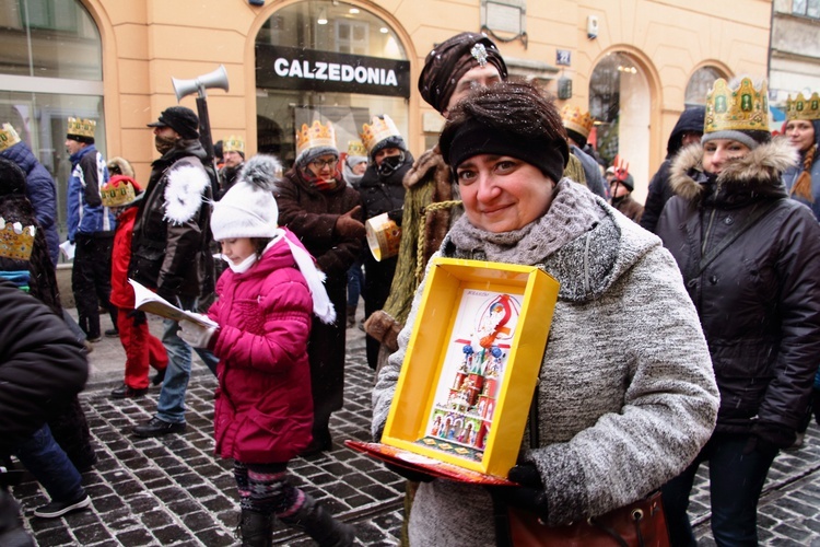 Orszak Trzech Króli - Kraków 2017, człony niebieski i zielony