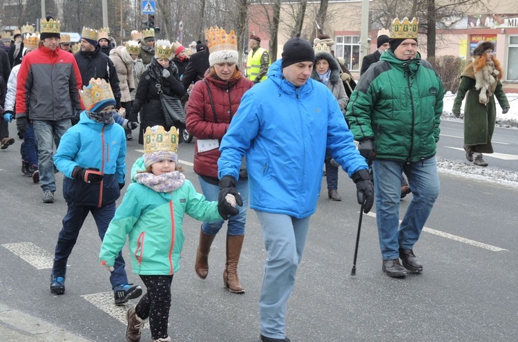 6. Orszak Trzech Króli w Bielsku-Białej - na trasie AD 2017