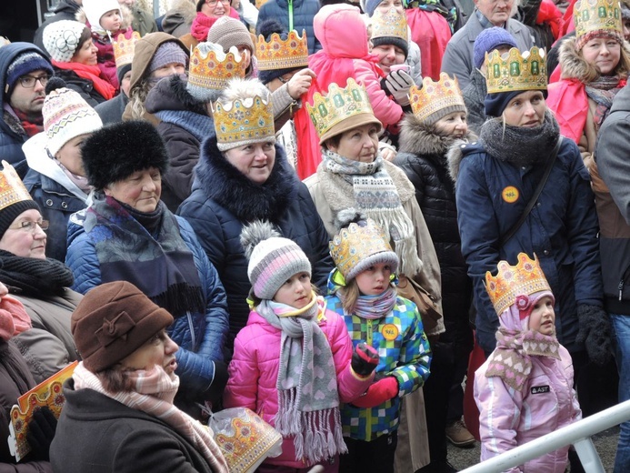 6. Orszak Trzech Króli w Bielsku-Białej - na Rynku AD 2017