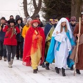 Orszak prowadziła Święta Rodzina