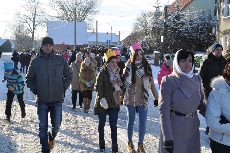 Orszak Trzech Króli w Sławsku