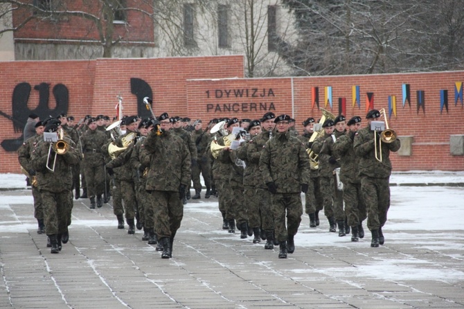 Powitanie żołnierzy amerykańskich w Żaganiu