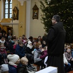 Dzieci kolędujące w Borkach Wielkich