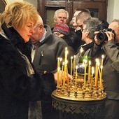 ▲	Zbór ewangelicki, katedra mariawicka, świątynie katolickie i cerkiew (na zdjęciu) są w tych dniach miejscami wspólnej modlitwy.