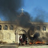 Kościół w irackim mieście Basiqa, które było w rękach islamistów. Nikt z tamtejszych chrześcijan nie ocalał.