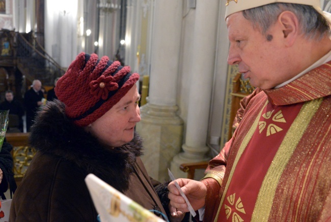 Msza św. w dniu imienin bp. Henryka Tomasika