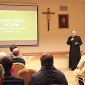 Sercanie prowadzą duszpasterstwo przedsiębiorców od 1999 roku. Na zdj. ks. Grzegorz Piątek SCJ.