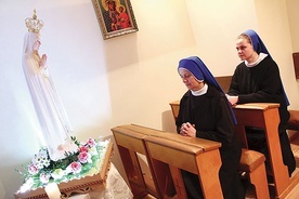 Pani z Fatimy przerwę świąteczno-kolędową spędza w żeńskich domach zakonnych.