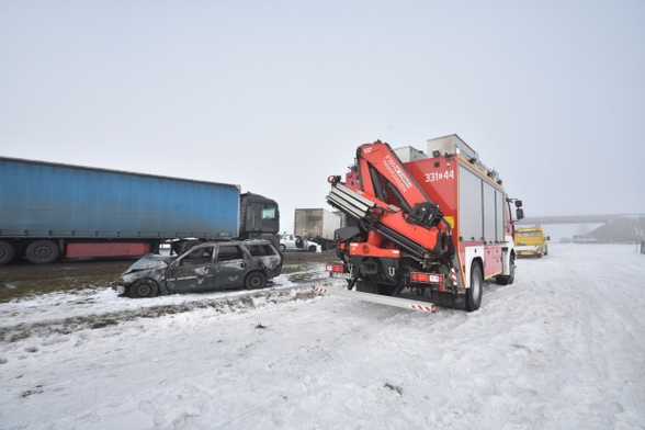 Autostrada A1 odblokowana w kierunku Częstochowy