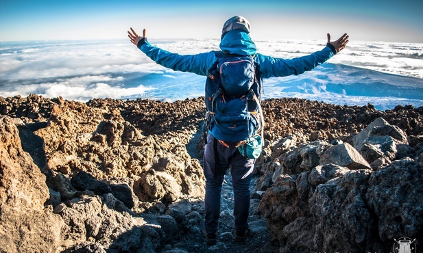 Zejście z wulkanu Teide (Teneryfa)