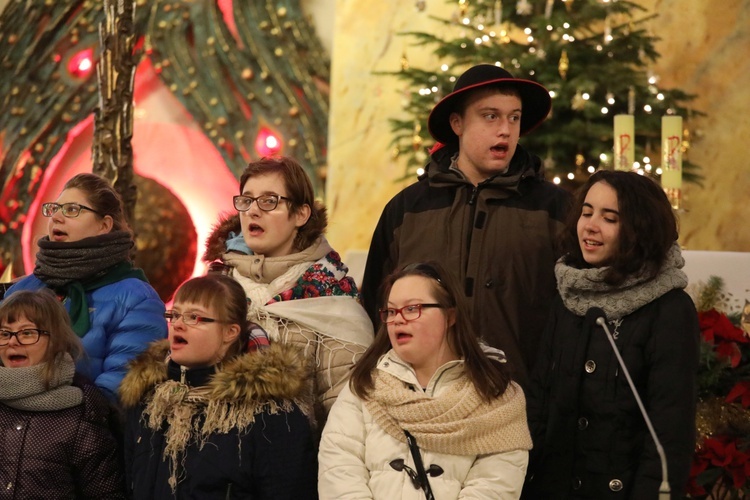 Kolędowanie Caritas i osób niepełnosprawnych w Bielsku-Białej - 2017