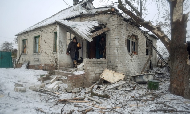 Ukraina: cierpienia bombardowanej Awdiejewki