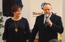 Tomasz i Mariola Malkiewiczowie, koordynatorzy Międzynarodowego Tygodnia Małżeństwa, który w tym roku trwał w Elblągu od 7 do 14 lutego.