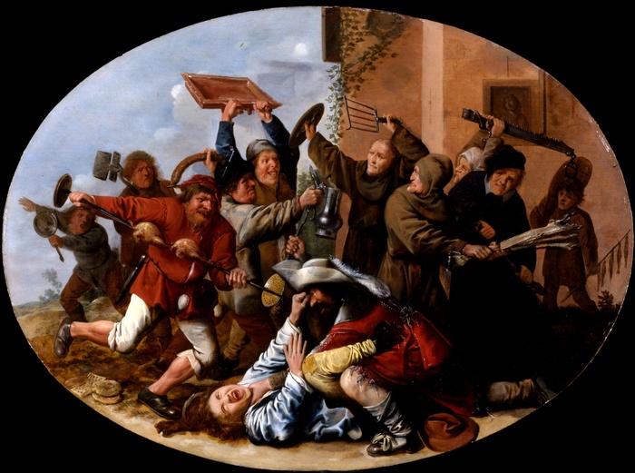 Bitwa karnawału z postem, 1633–1634 Musée des Beaux-Arts de Carcassone, Carcassone Jan Miense Molenaer 1610–1668