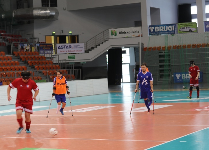 Pierwszy w historii mecz amp- i blind futbolistów w Bielsku-Białej