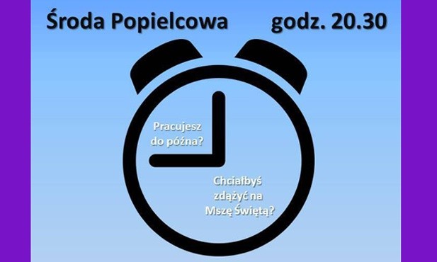 Zdążą na Popielec