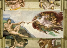 Michał Anioł 
(Michelangelo Buonarroti)
Stworzenie Adama 
fresk, 1511
Kaplica Sykstyńska, Watykan