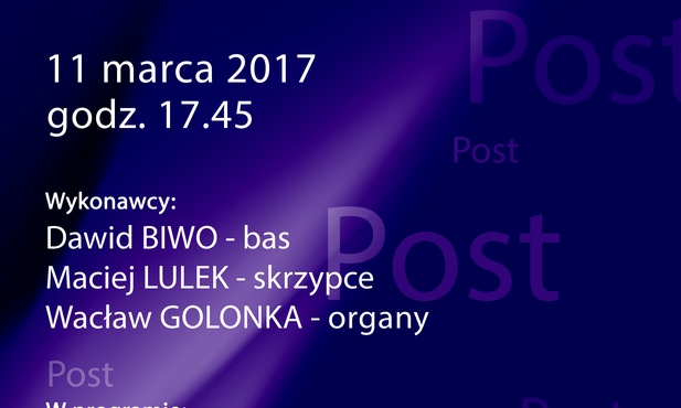 Koncert wielkopostny, 11 marca, Katowice