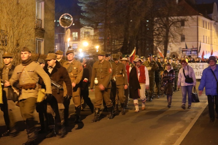 Marsz Pamięci Żołnierzy Wyklętych w Bielsku-Białej - 2017