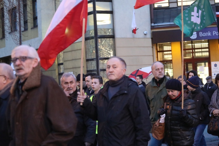 Marsz Pamięci Żołnierzy Wyklętych w Bielsku-Białej - 2017