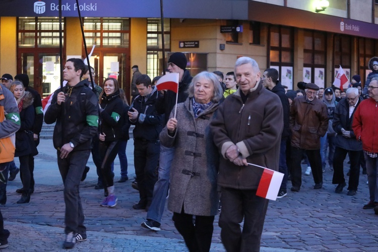 Marsz Pamięci Żołnierzy Wyklętych w Bielsku-Białej - 2017